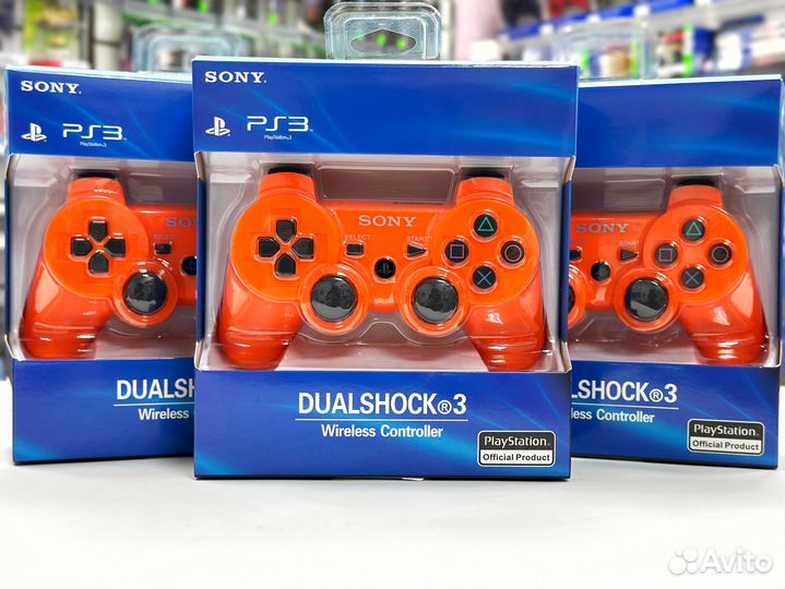 Геймпад Реплика Оранжевый (PS3) NEW