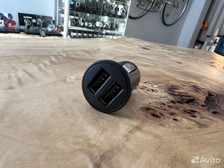 Garmin Авто зарядка оригинал, 2- Usb разъема