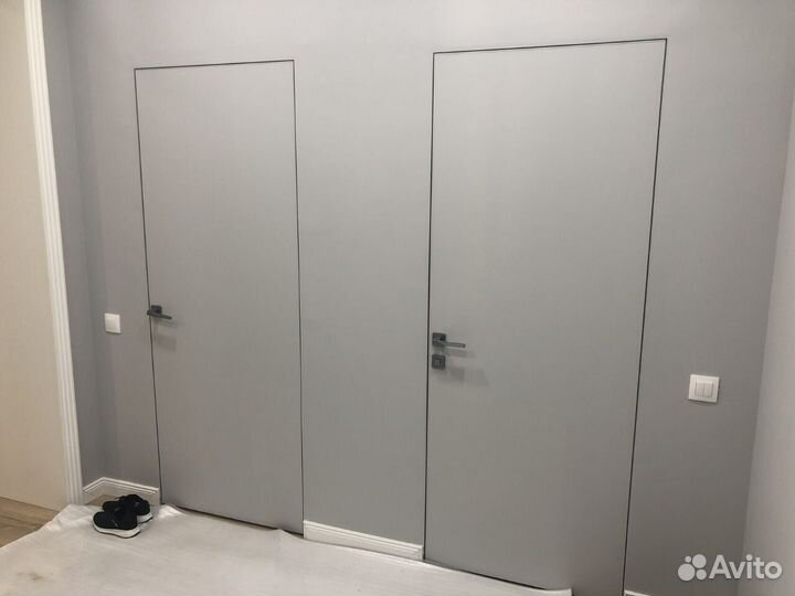 Скрытая дверь с коробкой