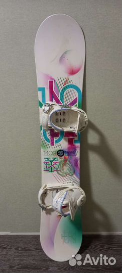 Сноуборд Morrow 148cm+ крепления Salomon