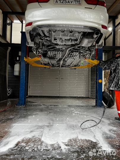 Мойка авто днища двигателя, радиатора