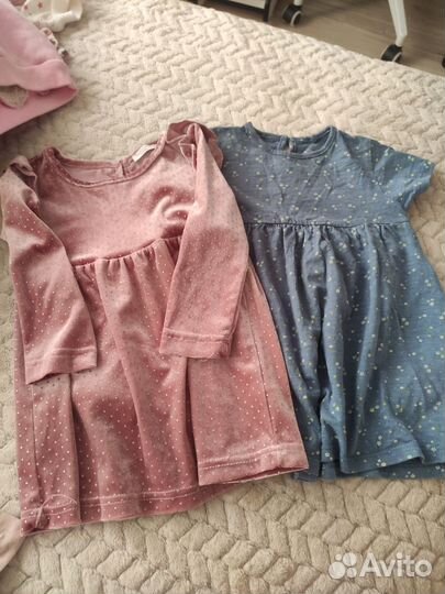 Детские вещи пакетом на девочку 74-80- 86