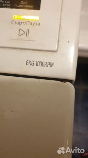 Стиральная машина бу Electrolux 6кг 1000RPM
