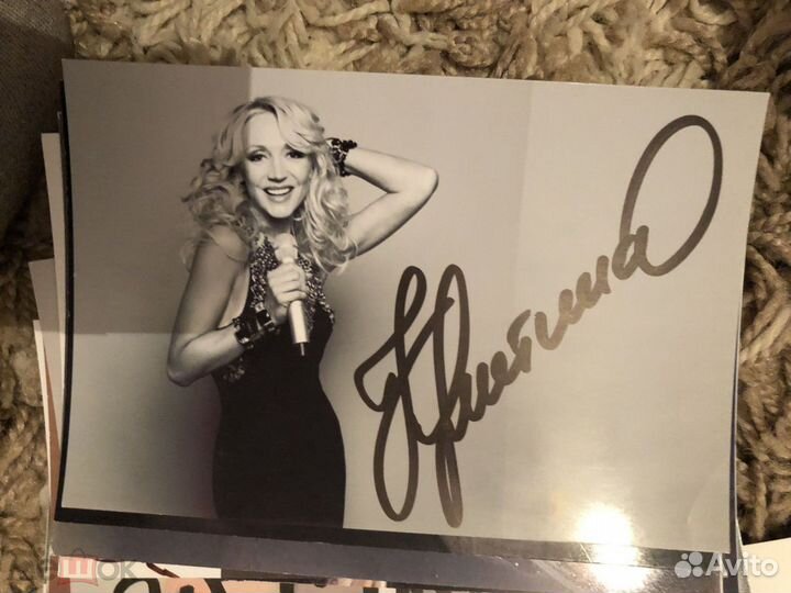 Автографы звёзд. Знаменитостей. Певицы