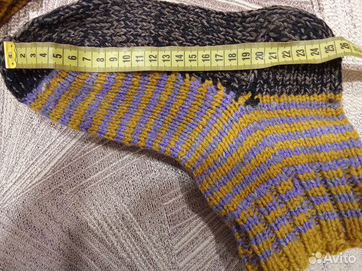 Вязаные носки ручная работа