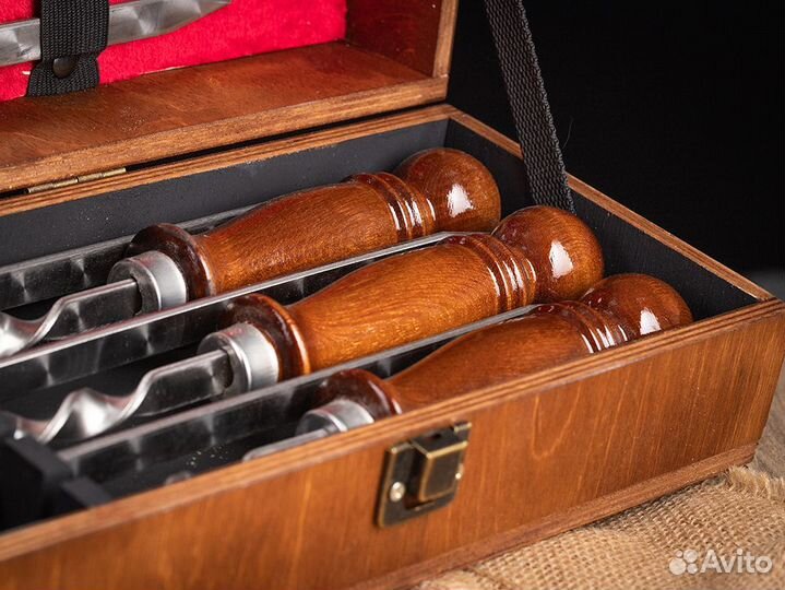 Комплект шампуров Пикник подарочный набор