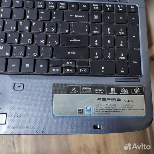 Acer aspire 5542g