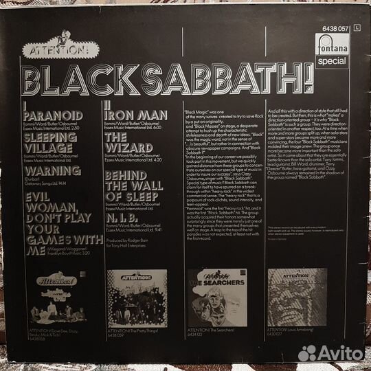 Black Sabbath - Attention Black Sabbath (1972 г.)