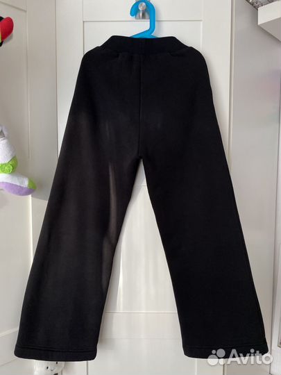 Брюки школьные на флисе 140