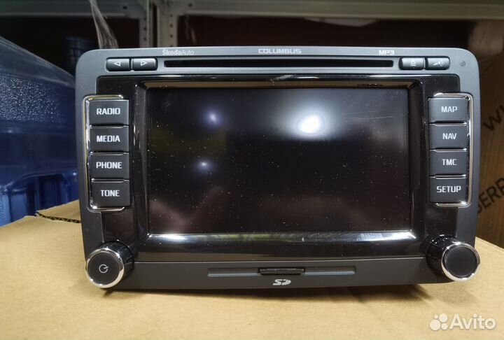Магнитола RNS 510 Columbus Skoda