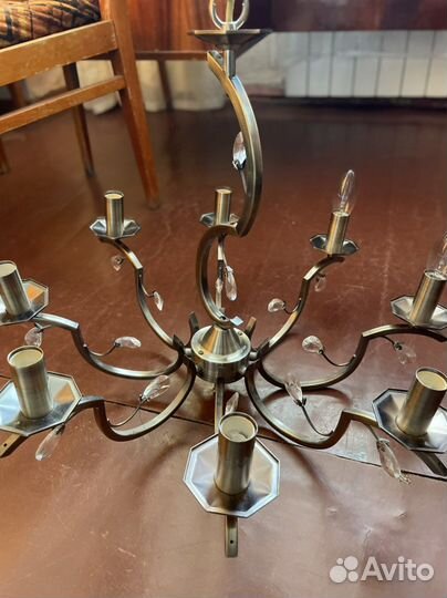 Винтажная люстра бронза