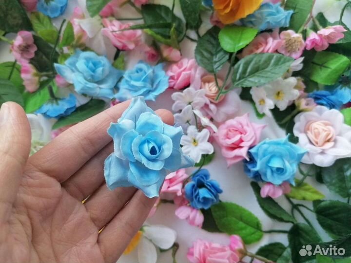 Цветы искусственные ассорти для декора