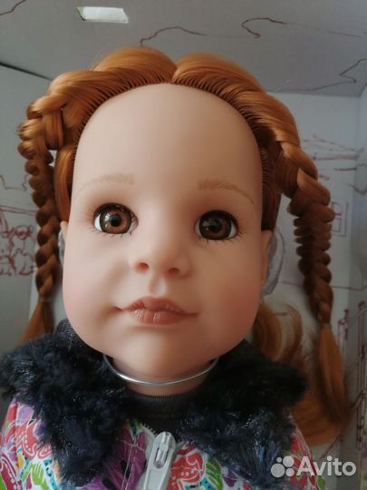 Кукла готц gotz Ханна с собачкой 16 года. нюд