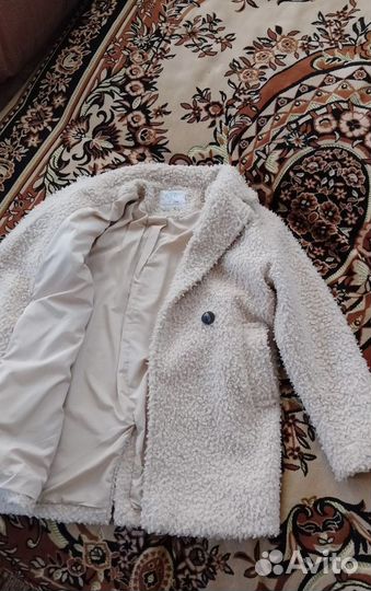 Пальто для девочки 140