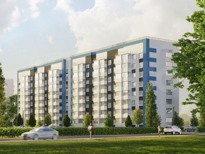 1-к. квартира, 36,1 м², 1/8 эт.