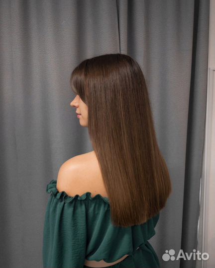 Женская стрижка на длинные волосы