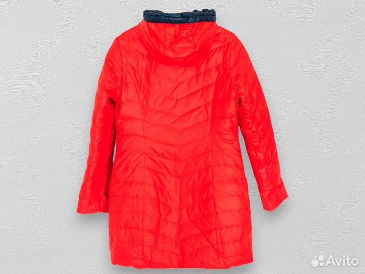 Женское пальто-пуховик двухстороннее зимнее