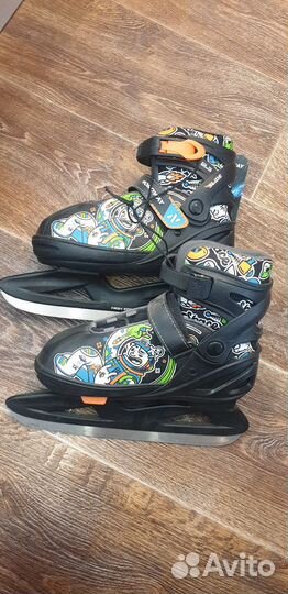 Коньки детские раздвижные на заклепках