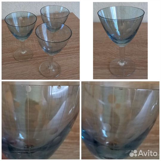 Рюмки СССР. Стекло. Лафитники