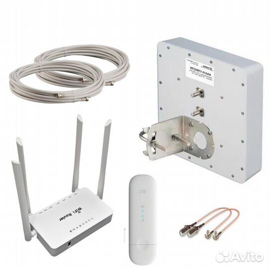 Комплект безлимит 3/4G интернет с раздачей kroks