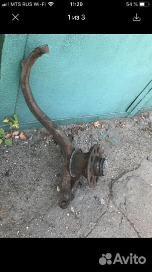 Мерседес W220 левый поворотный кулах