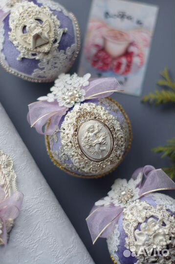 Набор новогодних игрушек