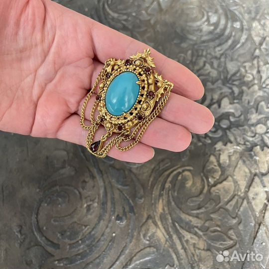 Брошь винтаж Florenza