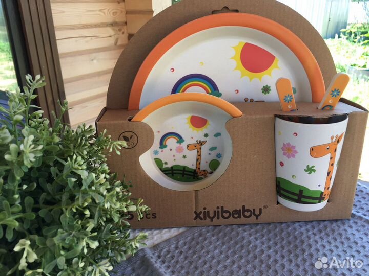 Бамбуковая посуда детская