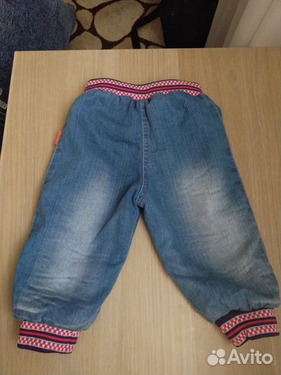 Джинсы утепленные