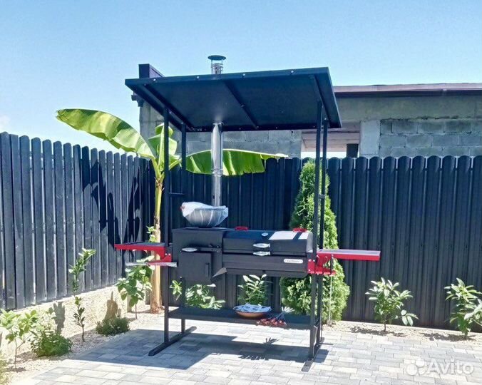 Печь-мангал гриль Искандер-400 «Инклайн Эйр» Сочи