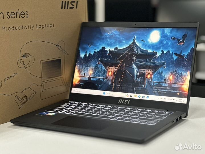 Ноутбук новый MSI I5-1235U IPS матрица