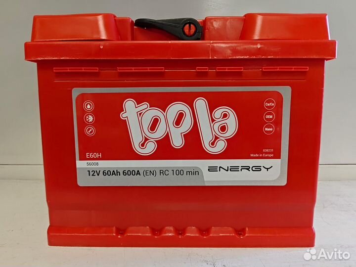 Аккумулятор Topla 60ah
