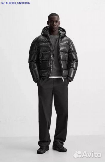 Пуховки Zara x Moncler глянцевый (Арт.85108)