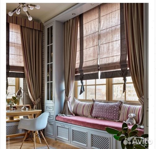 Римские шторы. Ткани из Европы и Турции