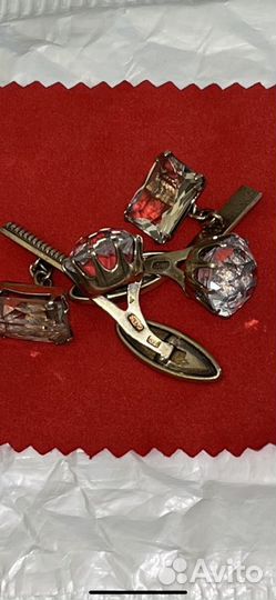 Запонки серебряные с позолотой СССР