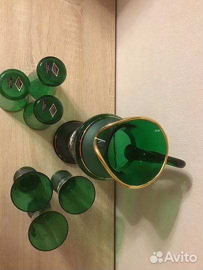 Кувшин и стаканы Чехия Богемия