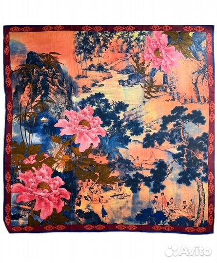 Платок новый большой, шаль, 130х130