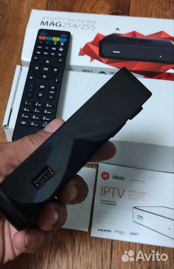 Тв приставка iptv. Mag Set-Top box 244/255
