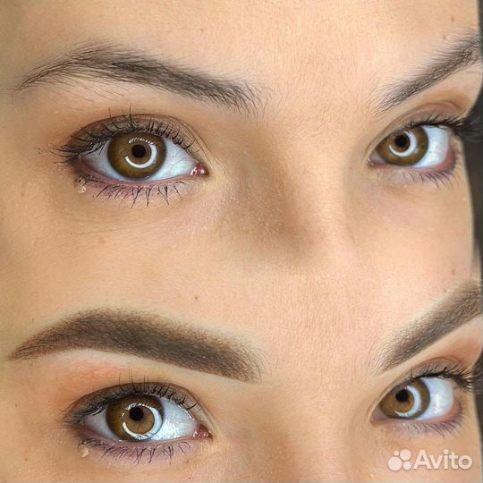 Перманентный макияж бровей