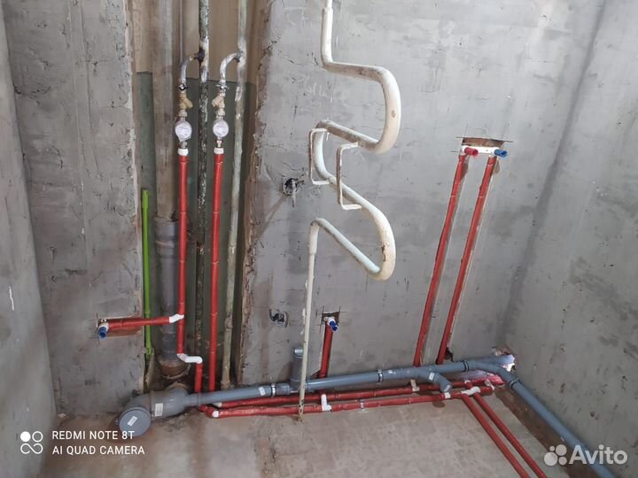 Замена радиаторов,труб,смесителей,унитазов,засоры