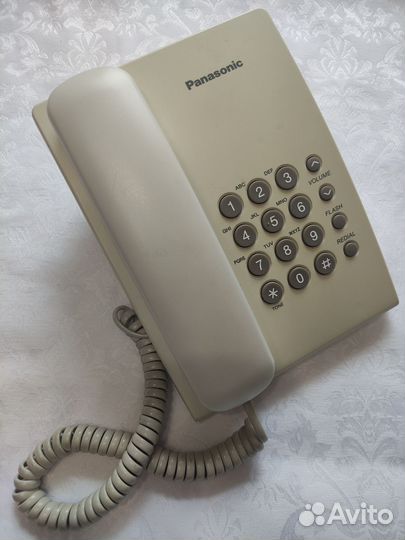 Стационарный телефон panasonic KX-TS2350RUW