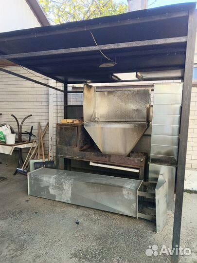 Мангал с навесом