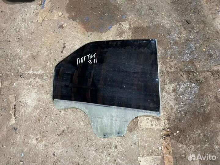 Стекло двери заднее левое правое логан 1