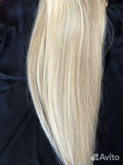 Волосы на заколках 60см