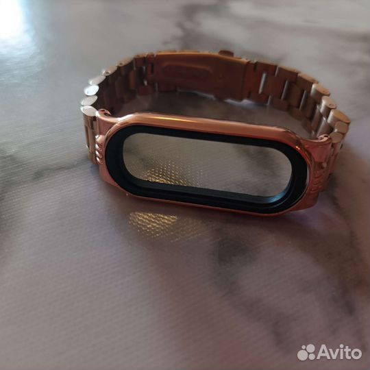 Ремешок металлический для Xiaomi mi band 4/5/6