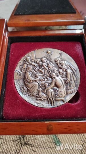 Медаль Рождество (монета) серебро