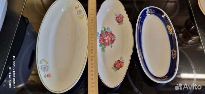 Селедочницы порционные тарелки