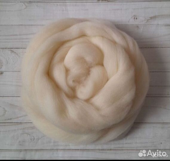 Шерсть мериноса натуральный Пряжа толстая