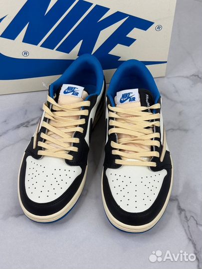 Кеды Jordan 1 Retro Low Fragment X Travis Scott (2025) Премиум