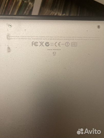 Macbook pro 13 a1278 2010